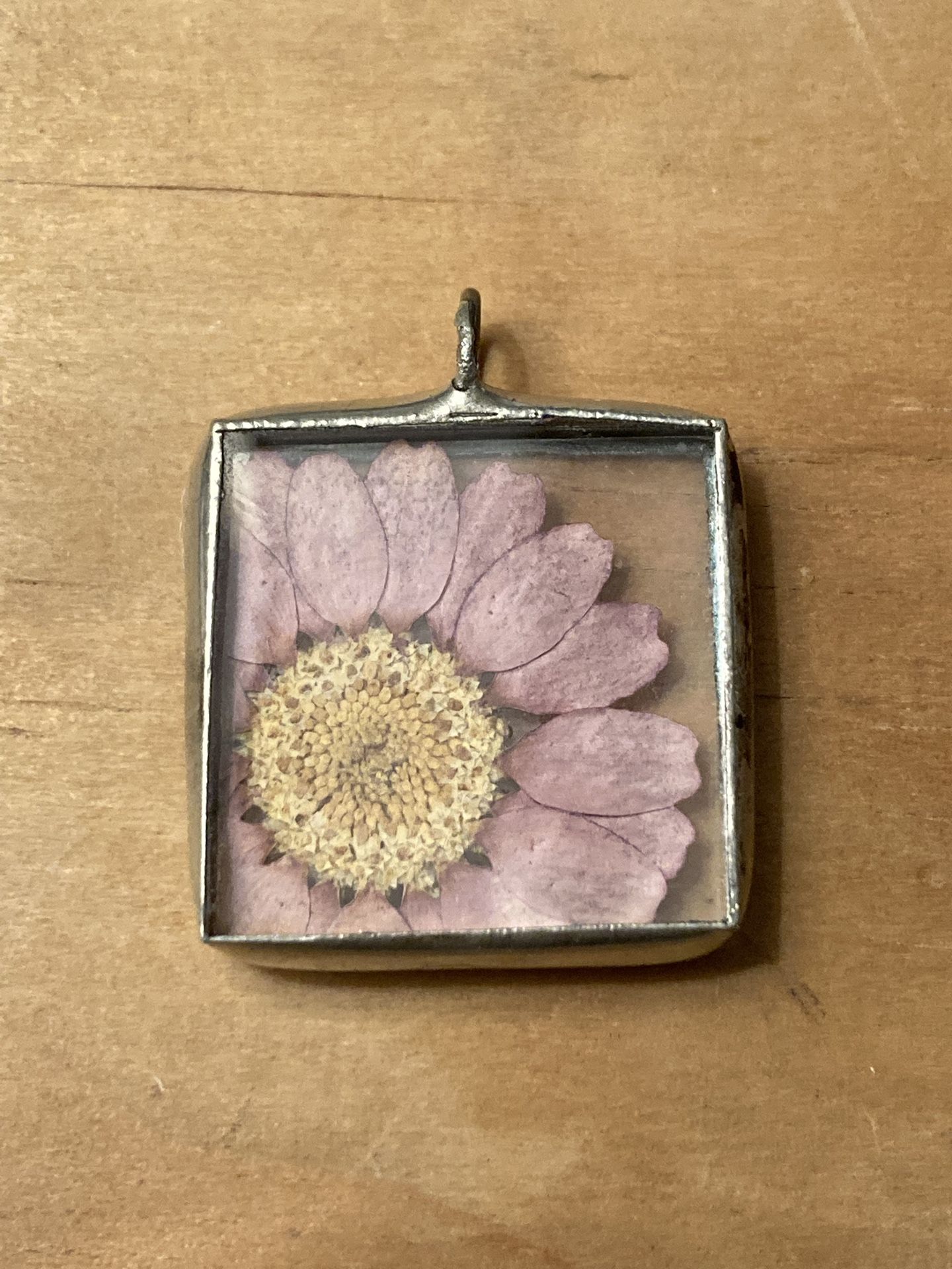 Pressed Flower Charm