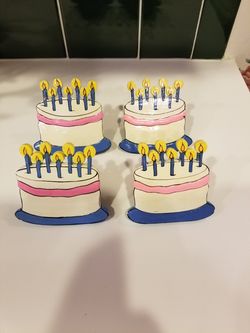 Birthday Cake Napkin Holders