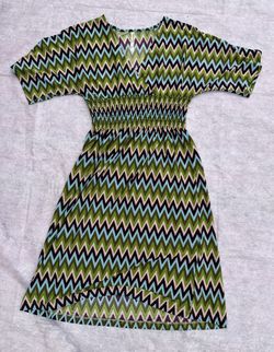 Fun Beautiful Color Knit Dress