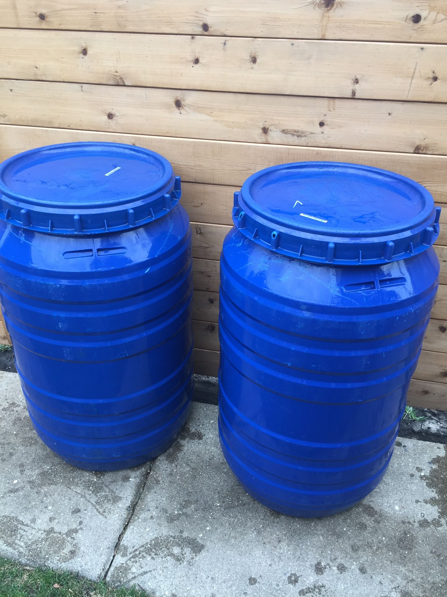 Barrels 50gallons each