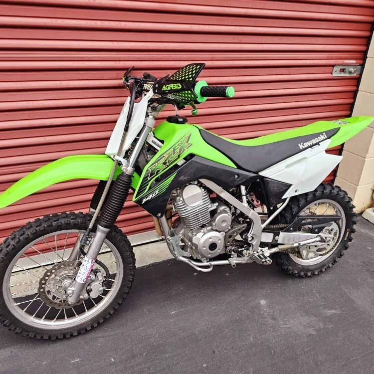 2020 Kawasaki KLX140, Electric Start, Like New, Several Extras