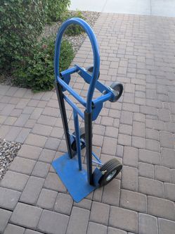 Dolly. Blue. Great for moving.