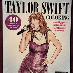 Taylor Swift Coloring Book 40 Years 