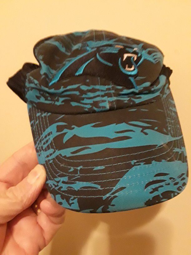 Carolina Panthers Fanatics Branded Heather Gray Logo Adjustable Hat