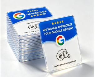 Google Review NFC Tap Cards