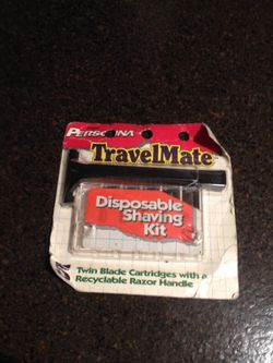 Travel mate disposable shaving kit