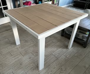 Hand Built Real Wood Basic Kitchen Table