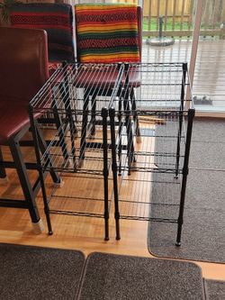 3 Tier Wire Metal Racks
