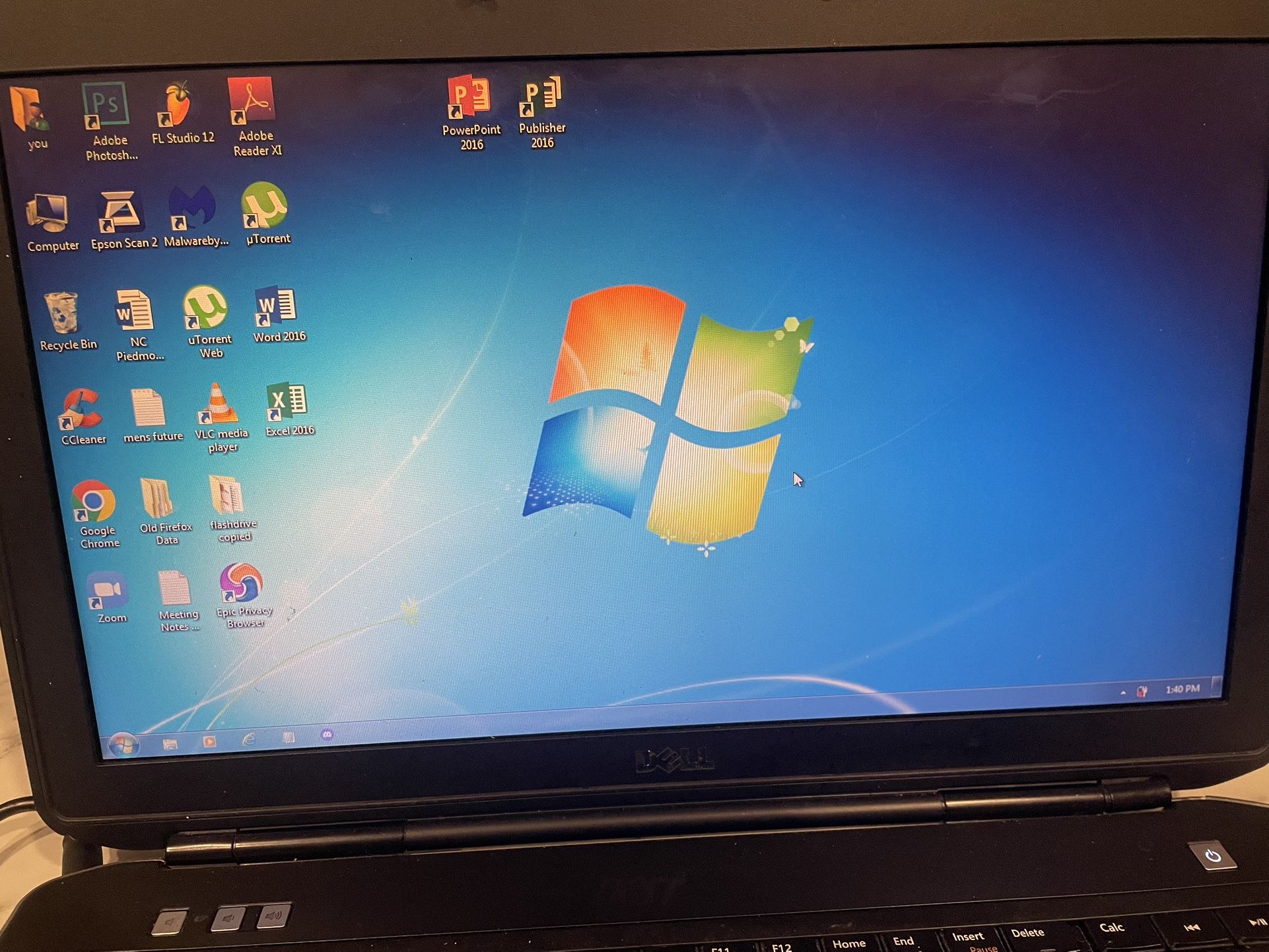 Dell Computer Windows 7