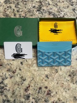 Turquoise cardholder