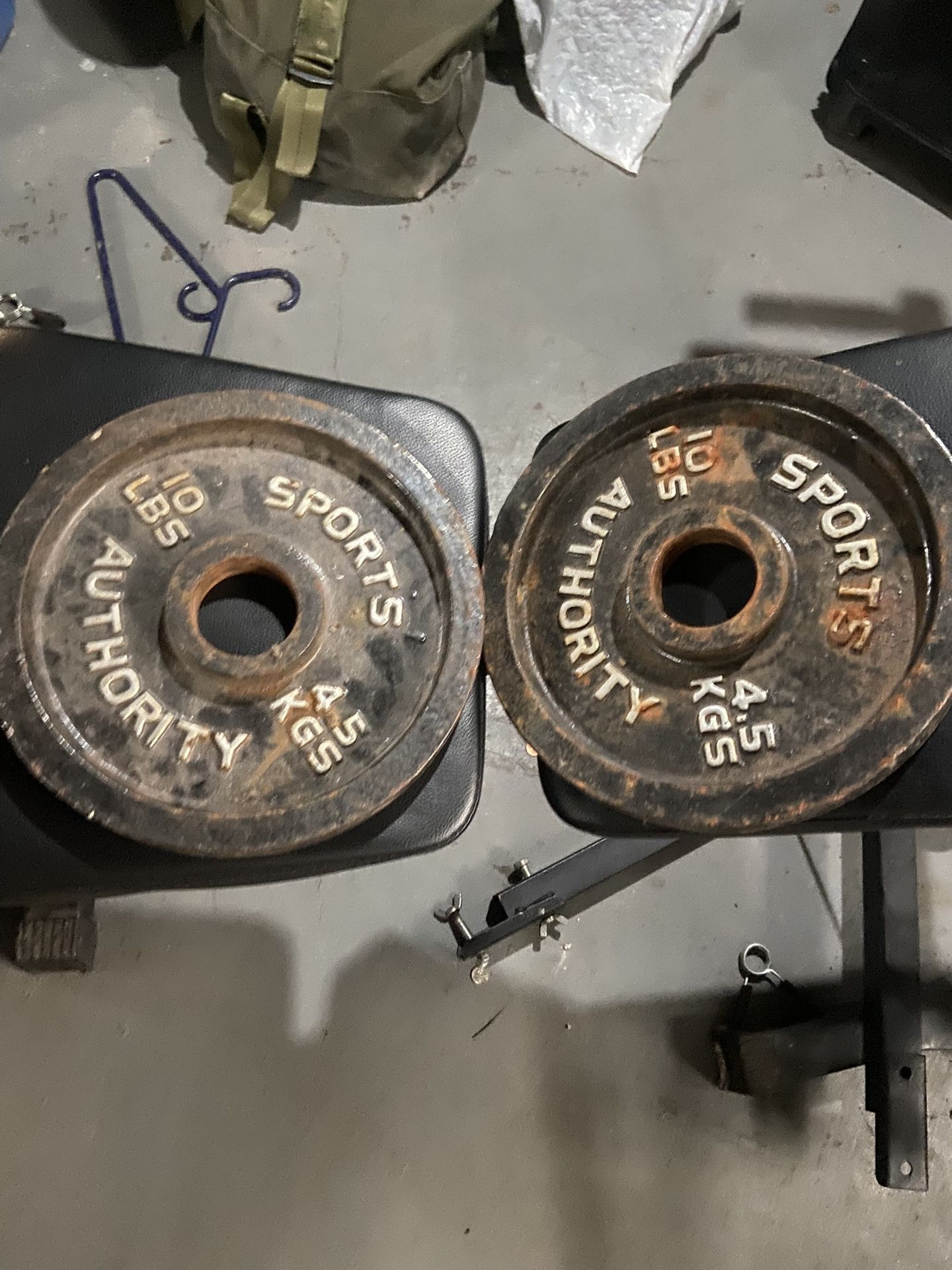 Sports Authority Authentic 2 - 10 Lb Plates