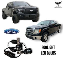 2004-2022 Ford F150 F250 F350 Fog Lights Bulbs LED Super Bright White 6K 24000Lm