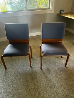 Mid century modern chair set