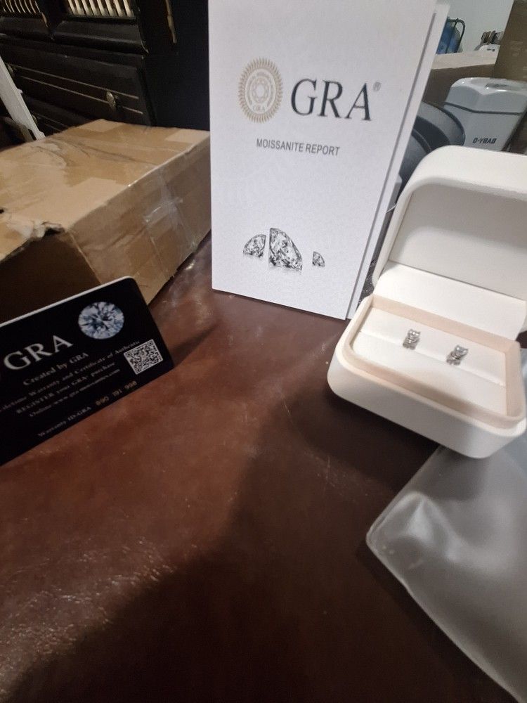 Diamantes 0.5 Con Certificado De Estudio 925