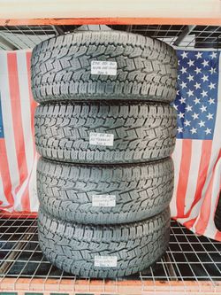 📍 4 Matching Used Tires LT275/55R20 TOYO OPEN COUNTRY XTREME A/TII 275/55R20 ALL TERRAIN OFF ROAD TIRES TRUCKS PICKUPS 4X4 JEEPS 275 55 20