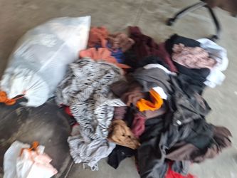 Bags of clothes