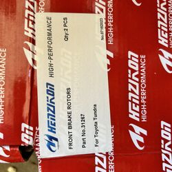 Toyota Tundra Front Brakes Rotors  Year: 2004 V8 4x4 