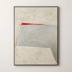 Cb2 Textured Canvas Abstract Art