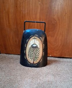 Hand painted cowbell