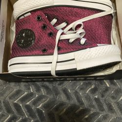 Girls High Top Converse