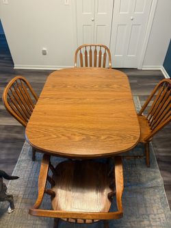 Dining set - wooden table