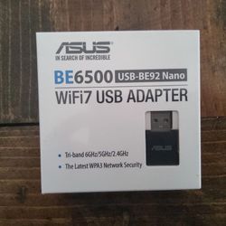 ASUS BE6500 USB-BE92 Nano WiFi7 USB Adapter
