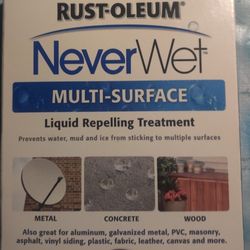 Rust-Oleum NeverWet Multi-Surface Liquid Repelling Treatment – Brand New, Unused Kit