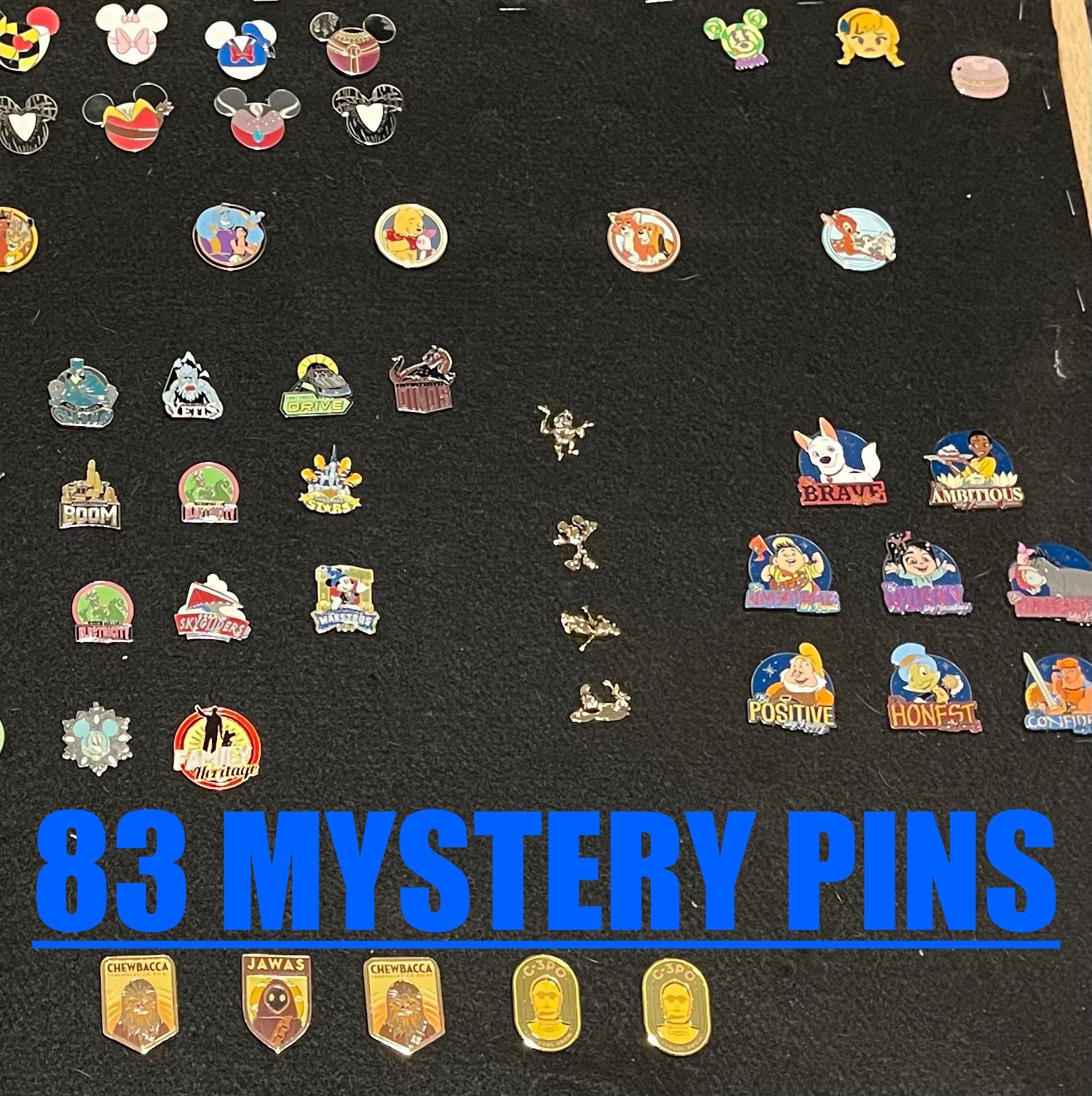 Disney Mystery Pin Bundle