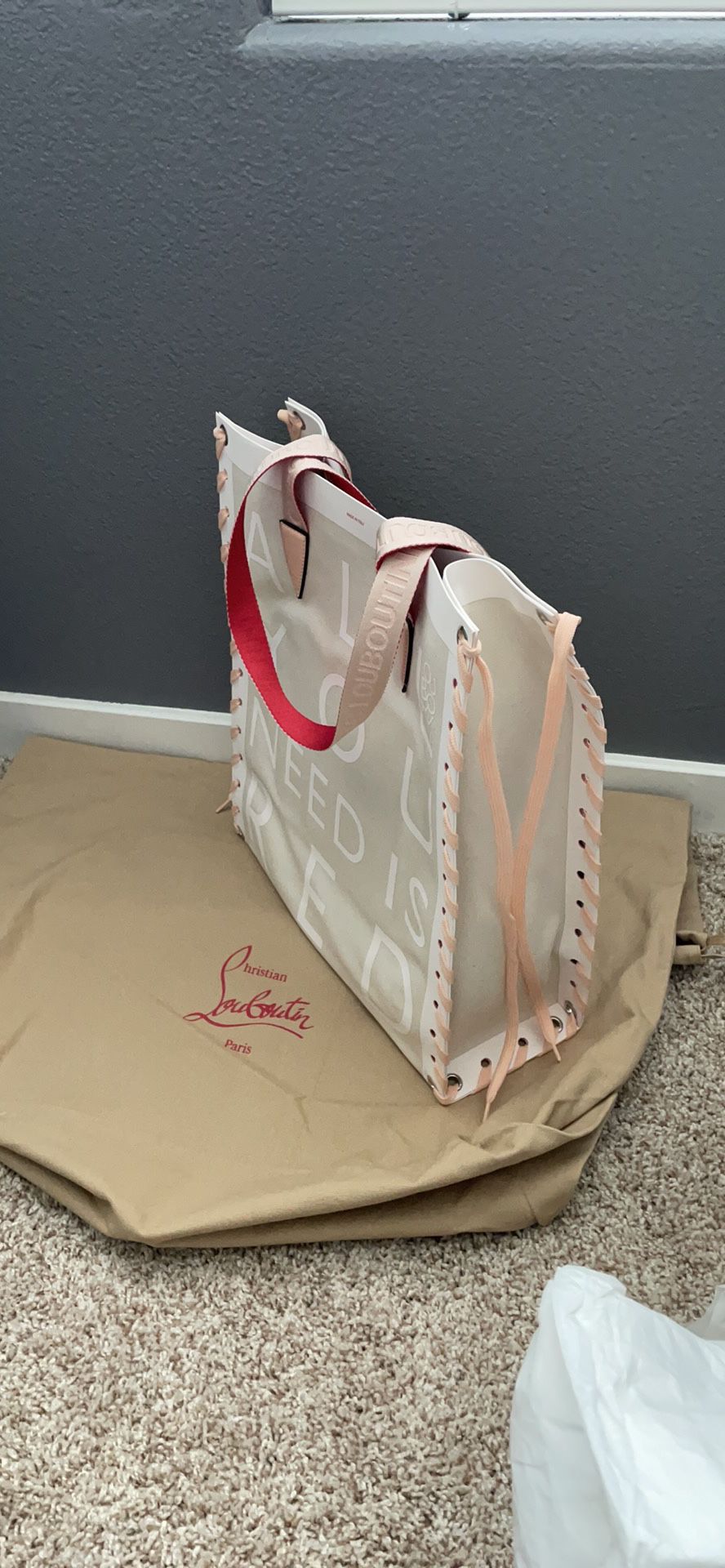 Authentic Christian Louboutin Tote Bag for Sale in Brentwood, CA - OfferUp