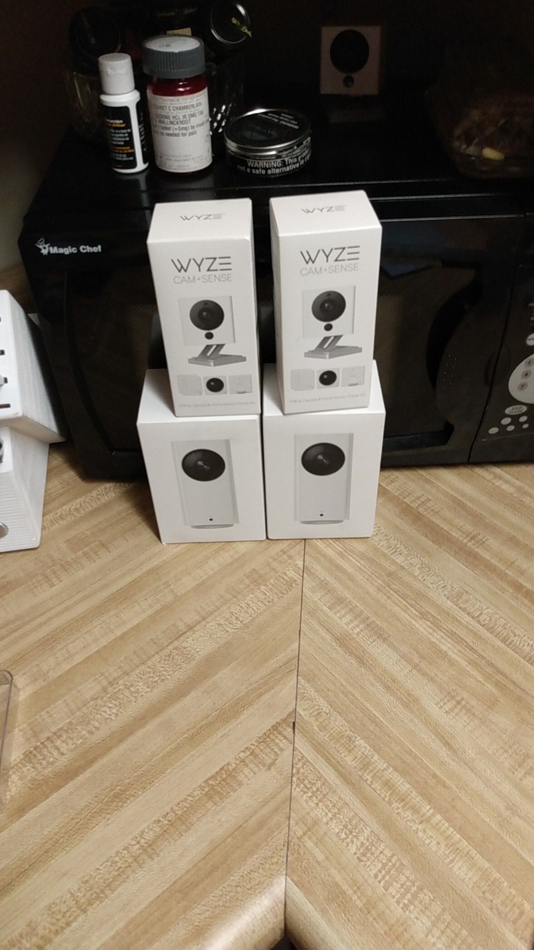 Wyze camera's. One of each