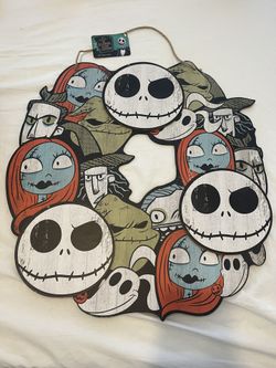 The Nightmare Before Christmas Wreath 