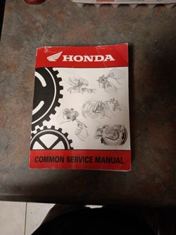 Honda Common Service Manual 2012