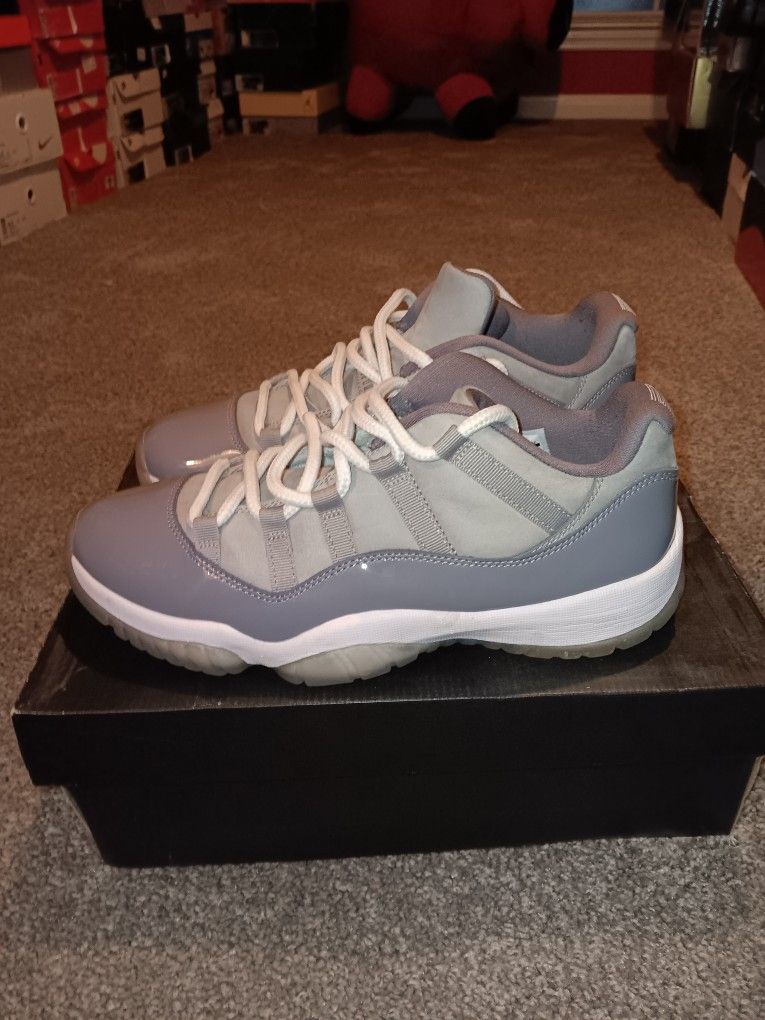 Jordan 11 Cool Gret Low Sz9