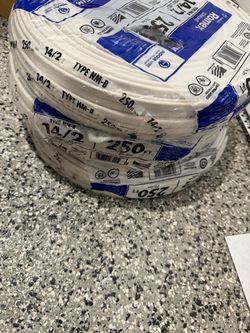 4- rolls of 14/2 romex  $280