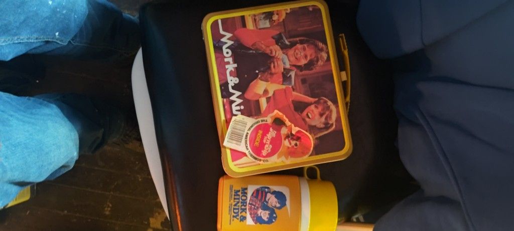 1980 Mork & Mindy Metal Lunch Box With Thermos.