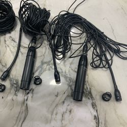 3 Shure Mikes MX202B/C. With Attachments Buy 3 For The Price Of 1 