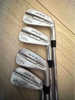 Callaway AI Smoke TD Woods, Apex Pro Irons 4-AW & Bag & Cart