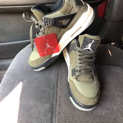 Air Jordan,retro 4 olive green