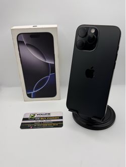 Apple IPhone 16 pro max 256gb Unlocked Black Titanium