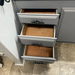 Bathroom Double Sink Cabinet