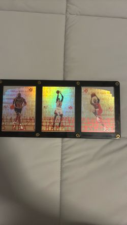 (3) Michael Jordan 1997 98 UD3 Die Cut Cards Lot MJ1-MJ3 Complete Set New MINT