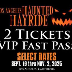 Haunted Hayride Tickets - 2 VIP Fastpass