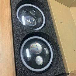 07-17 Jeep Wrangler Halo Headlights 