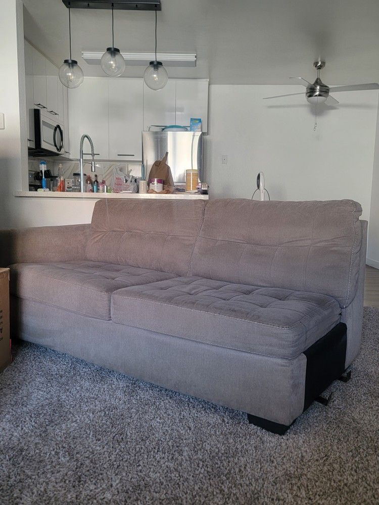 2 Piece Sectional Couch, used