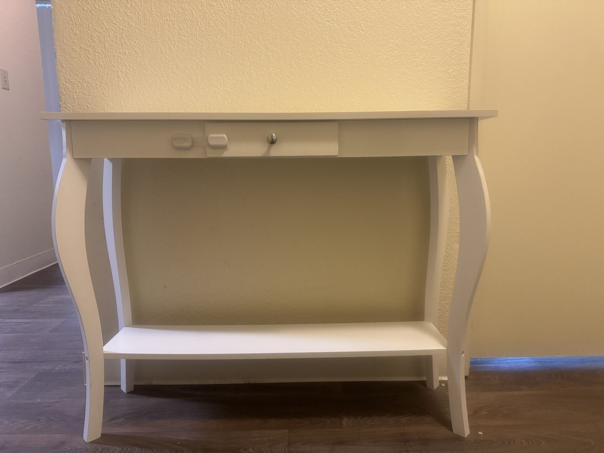 White Console Table
