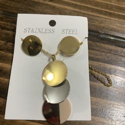 Stainless Steel Necklace Set