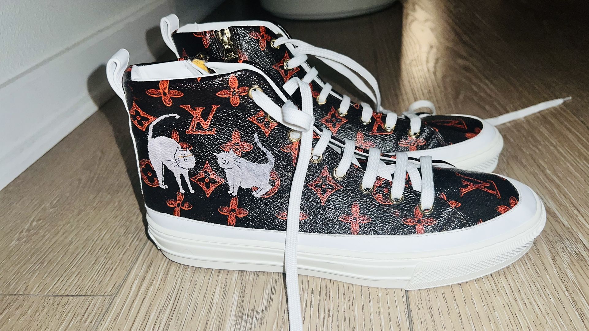 Louis Vuitton Monogram High Top Sneakers