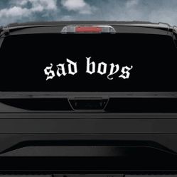 Sad Boys Jdm Car Decal Sticker Banner Vinyl Racing Truck Window Windshield