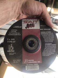 7” Cutting Disk Grinder 25x