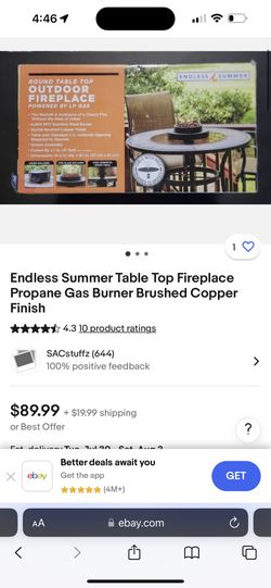 Tabletop Fireplace 